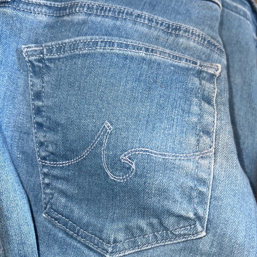 AG Adriano Goldschmied Stevie Capri Jeans Size 28 - Picture 2 of 10